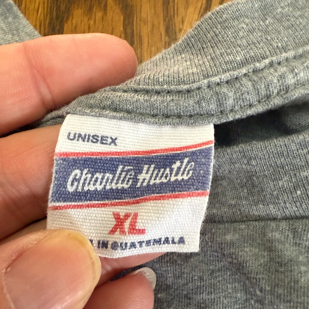 Charlie Hustle KC Royals Gray Graphic Tee - Picture 2 of 3